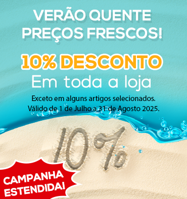 10% Toda a Loja Verão