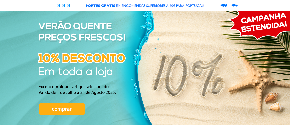 10% Toda a Loja Verão