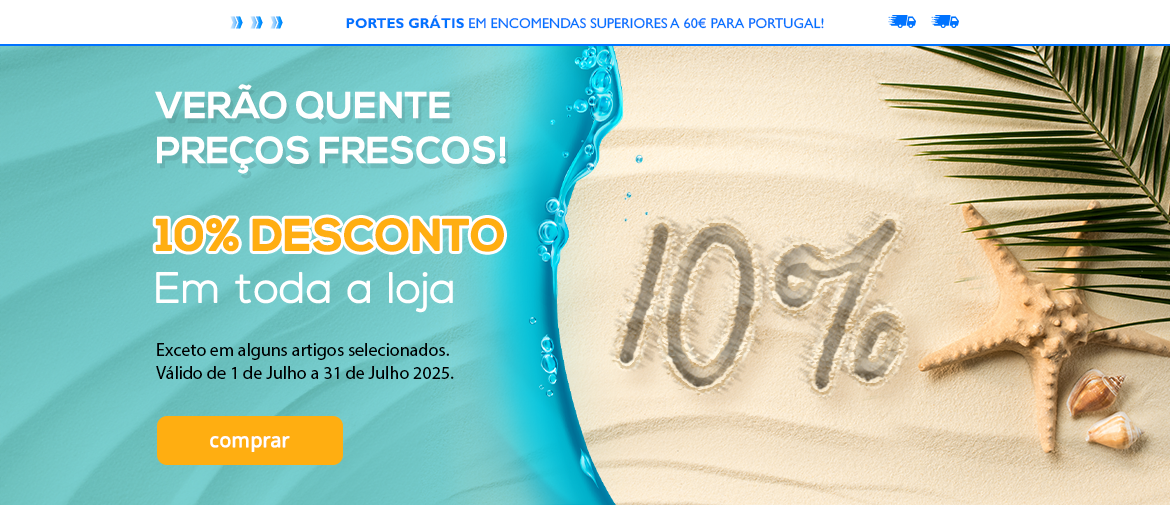 10% Toda a Loja Verão