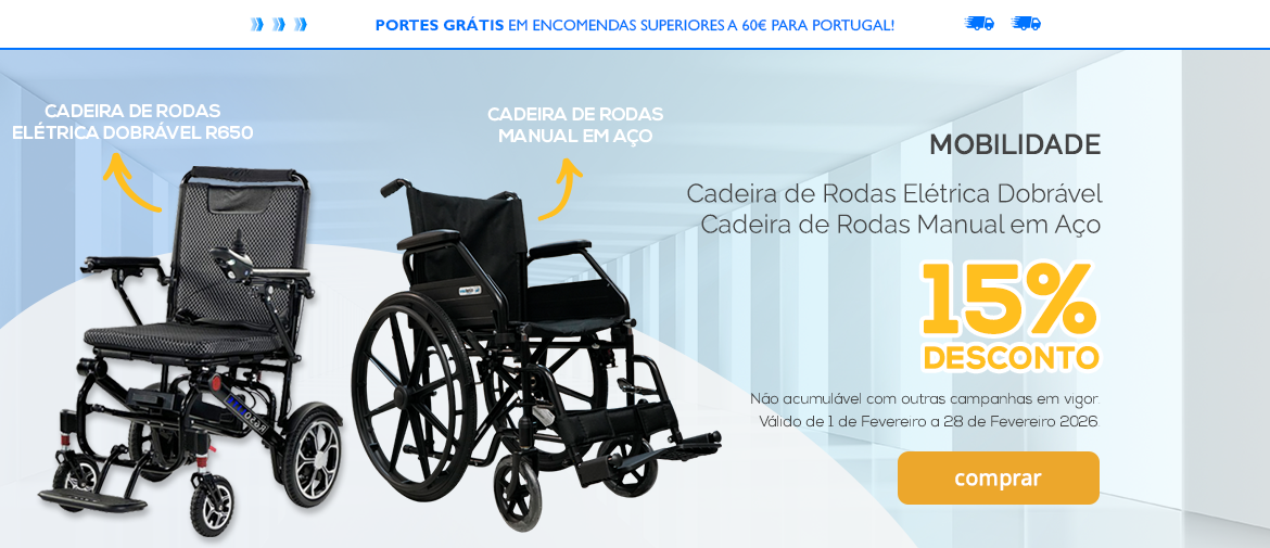 Cadeiras de Rodas 15%