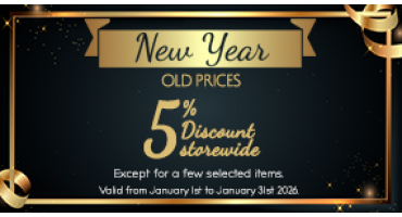 Ano Novo Preços Antigos 5%