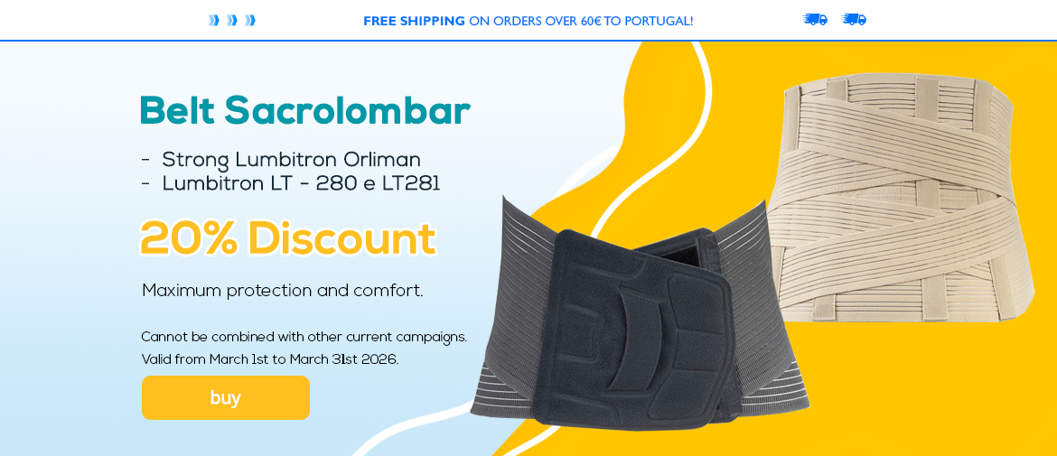 Cintas Sacrolombar 20%
