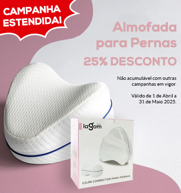 Almofada Pernas 25% -estendido