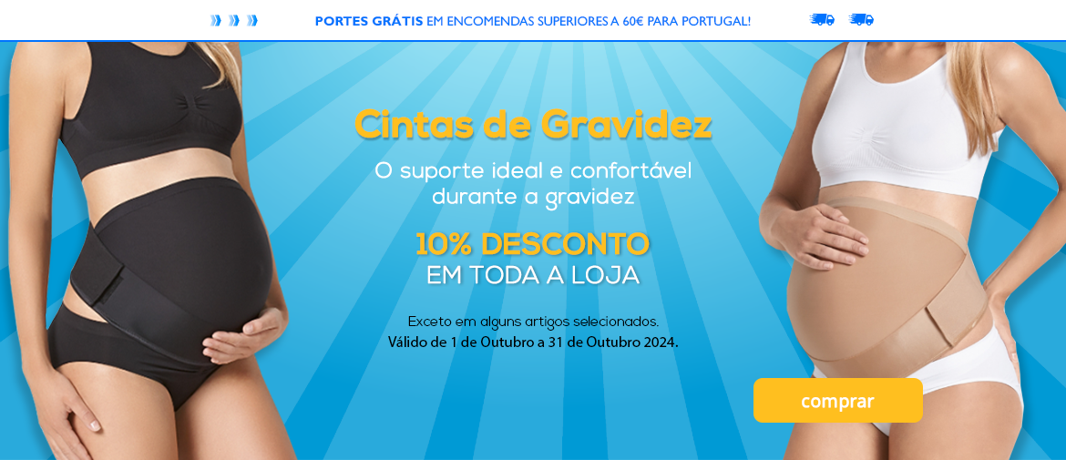 Cintas de Gravidez 10% toda a loja