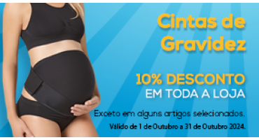 Cintas de Gravidez 10% toda a loja