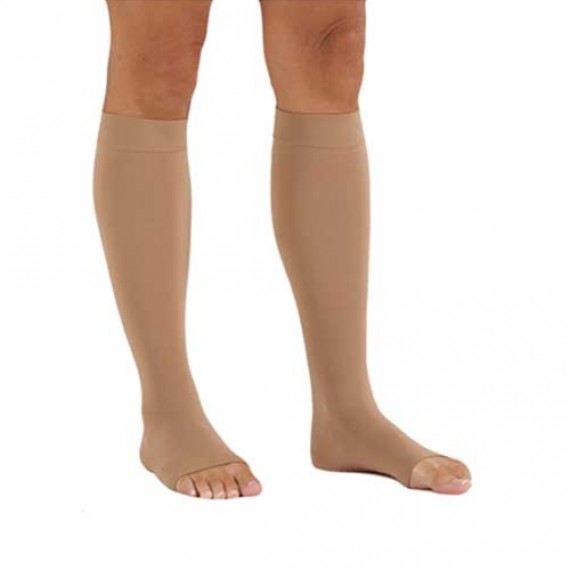 Knee-Length Comfort Elastic Stocking (Opaque Mesh)