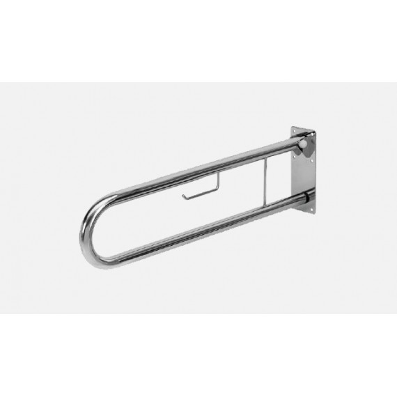 Apoio Articulado Para Sanitário Com Porta Rolo