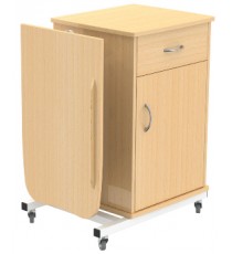 Mesa De Cabeceira Com Mesa De Comer No Leito Acoplada