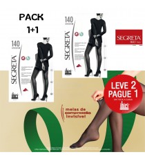 Pack 2 pares - Meia Ibici 140den Até à Coxa