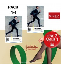 Pack 2 pares - Meias Repomen Homem 140den Até Ao Joelho - IBICI