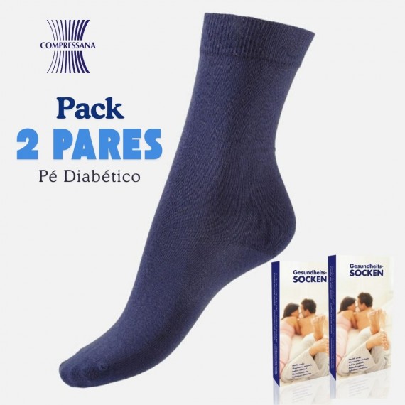 Meia Compressana Med Soft SUPER PACK 2Pares