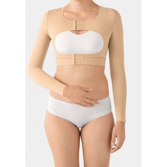 Mangas Cirúrgicas Juzo Comprima Com Ligação Por Bolero Para Senhora