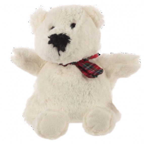 Peluche de Bolsas de Trigo - Efeito Quente - Urso Polar