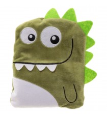 Peluche de Bolsas de Trigo - Efeito Quente - Dinossauro Verde Tropa