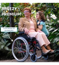 Cadeira De Rodas Breezy Premium Com Extração