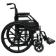Cadeira de Rodas Manual em Aço PC-21 – Dobrável e Autopropulsada